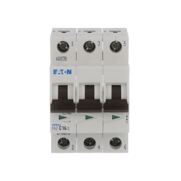 Eaton Cutler Hammer FAZ C16 3 Miniature Circuit Breakers T M