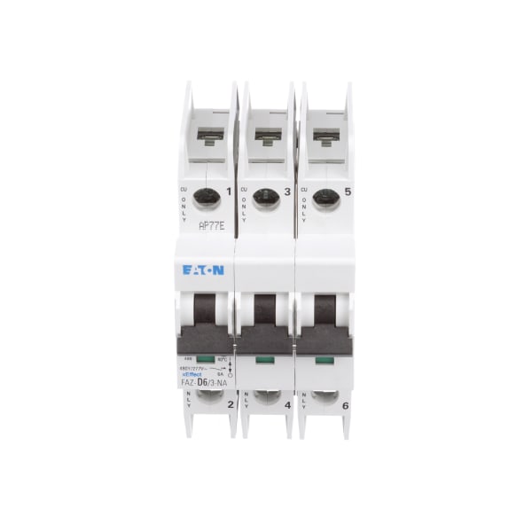 Eaton Cutler Hammer FAZ D6 3 NA Miniature Circuit Breakers T M