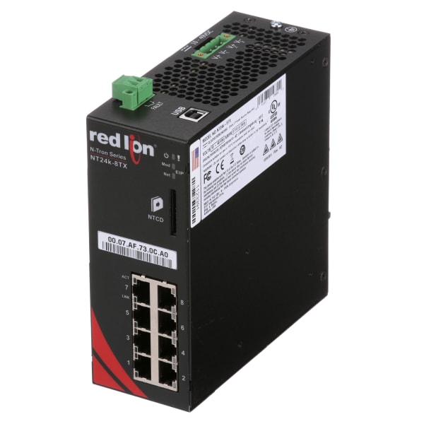 Red Lion Controls NT24K 8TX Ethernet Switch Managed 8 Port 10 100