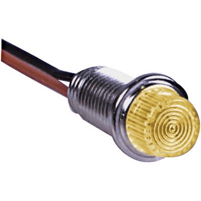 Sloanled Panel Mount Indicator Led Screw Amber Vdc