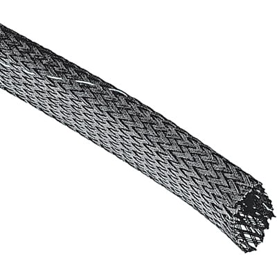 Alpha Wire Grp Nf Bk Sleeving Braided Pet In In