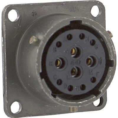 Amphenol Industrial Pt A S Connector Metal Circ Box Mount