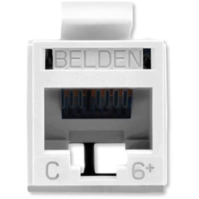 Belden Rv Mjkuew S Cat Utp Modular Jack Electric White T A