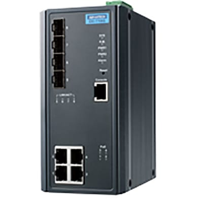 Advantech Eki G Fp Ae Ethernet Switch Managed Port Xpoe