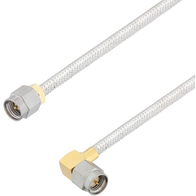 L LCCA30072 FT3 SMA Male To SMA Male Right Angle Cable Assembly