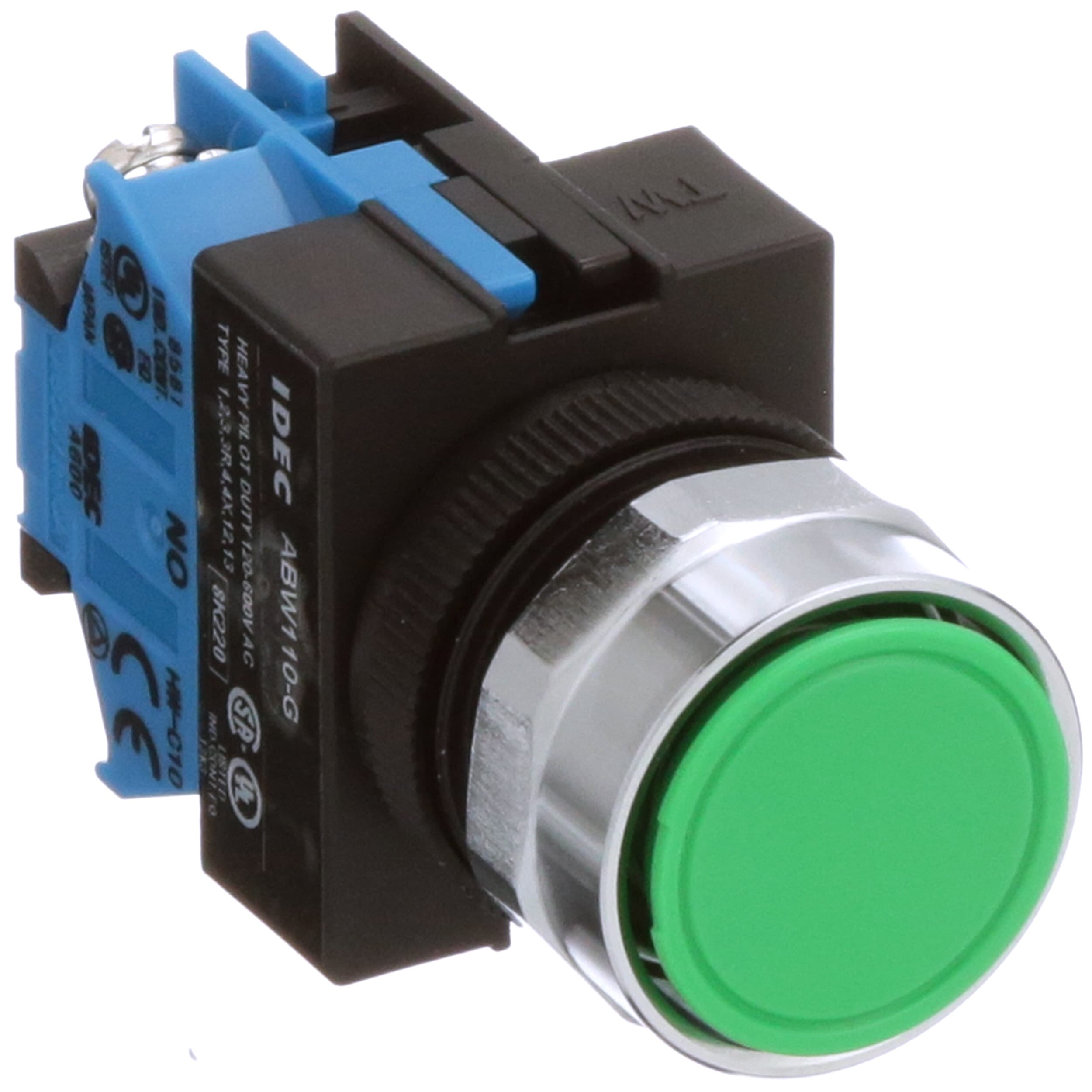 IDEC Corporation ABW110 G Pushbutton Switch 1NO Momentary Green