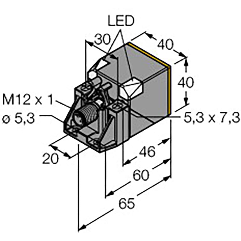 Turck Bi U Qv Ap X H Proximity Sensor Uprox Mm Sensing