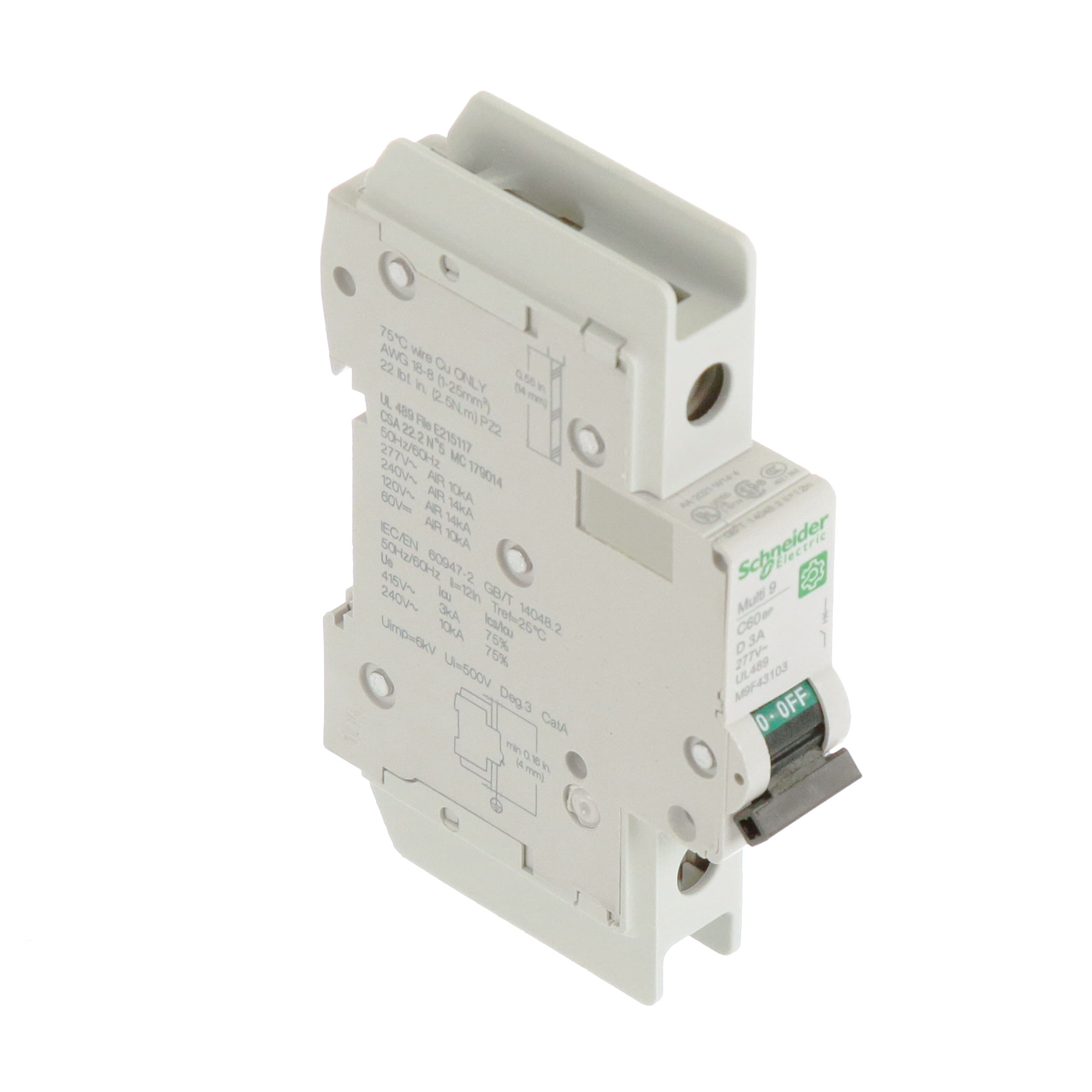 Schneider Electric M9F43103 Circuit Breaker Miniature Multi9 1P