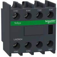 Schneider Electric - GVAE11 - Auxiliary Contacts, 1NO-NC, 2.5A