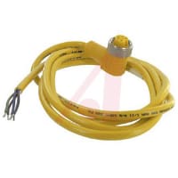 Turck - RKM 50-5M - Single Ended Cordset, 7/8 inch Female to