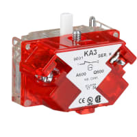 Square D - 9001KA2 - Contact Block, 30mm, 1NO, SPST, 10A, 600V