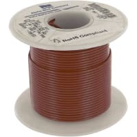 1555 RD005  Alpha Wire 1555 Series Red 0.75 mm² Hook Up Wire, 18