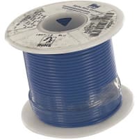 Alpha Wire - 1857/19 BK001 - Hook-Up Wire, 18 AWG, 19x30, TC, PVC Ins,  600V, MIL-W-16878E/1 - RS