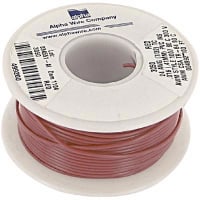 Pack of 1, Alpha Wire 3057 Rd005 Hook-Up Wire, 16 Awg, 26X30