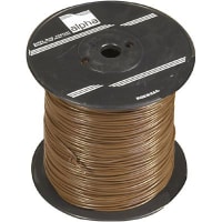 Alpha Wire - 3057 OR005 - Hook-Up Wire, 16 AWG, 26x30, 0.016 in., 0.095  in., 300V, Orange, 3057 Series - RS