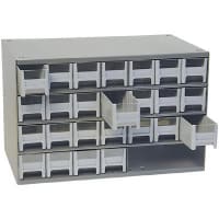 Akro-Mils 28 Drawer, Small Parts Modular Steel Frame Storage