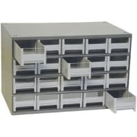 Akro-Mils - 10164 - Cabinet, Storage, High-Density polyethylene, 64-Drawer  Cabinet, 20 in. - RS