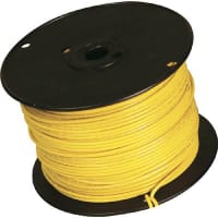 Alpha Wire - 3079 GY005 - Hook-up Wire,14 AWG,41/30 Strand,-20 to 105C PVC  insulated,Green/Yellow Stripe - RS