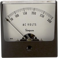 Simpson - 260-8 12388 - Milliammeter 0 To 1000 VDC Voltage Range