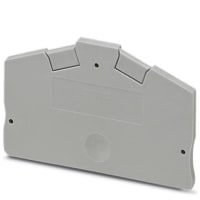 Phoenix Contact - 3208979 - Terminal Block End Cover, Gray, Pt Series - Rs