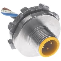 Turck - FS 6-0.5/18.25 - Connector, M12 Male Receptacle, Front PM