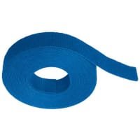 Panduit - HLS-15R6 - Tak-Ty hook & loop Strip Roll cable tie, 15 L X .33W,  Blue - RS