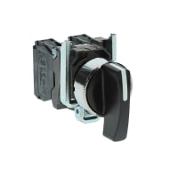 Schneider Electric - XB4BG21 - Selector Switch, Non-Illuminated, 22mm,  600VAC, 10A, Metal, Harmony XB4 Series - RS