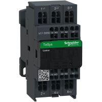 Schneider Electric - LC1D09P7 - Non-Reversing Contactor, 230VAC, 9A, 3P,  DIN Rail, TeSys Deca Series - RS