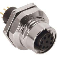 Turck - FKFD 8-1 - Connector M12 Female Receptacle PanelMount 8 Wire 1m ...