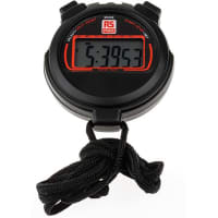 RS Pro Black Digital Desk Stopwatch 10H, 2355059