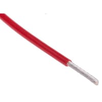 RS PRO - 2075306 - Hook-Up Wire Red PVC UL1569 22AWG 0.33 mm2 7