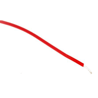 PTFE 5852-RD005 Alpha Hook-Up Wire 28AWG High Temp 200C SPC Red