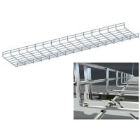 Quest Cable Tray Ceiling Hanging Bar, Zinc CT0010-08-03