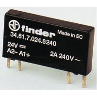 39.10.7.024.9024, Module à relais statique Finder Series 39, Rail DIN, 1  mA, 26,4 V c.c.