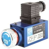 SMC Corporation - ISE20B-L-N01-W - Pressure Switch, air, IP65, dig 3 screen  displ, IO Link comp, 1/8NPT, 2m - RS