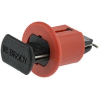 Brady - 90844 - Miniature Circuit Breaker, Pinout Standard, Red, Lockout  Series - RS