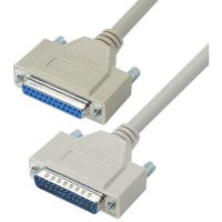 L-com - CS2N25MF-25 - D-Sub Cable, Premium Molded DB25 Male