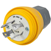 HUBBELL HBL2741 Twist-Lock®, Insulgrip® Locking Male Plug 30 A