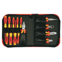 Wiha Tools - 32891 - Pliers, Cutters, & Screwdriver Set; Insulated