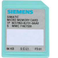 Siemens 6ED10561DA000BA0 LOGO! Memory Card