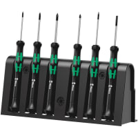 Wera Tools - 05030180001 - 1550/6 ESD Screwdriver set and rack for