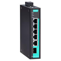 Moxa - EDS-2008-EL - Ethernet Switch, 8 Port, Unmanaged, 24 VDC