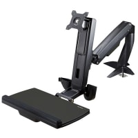 StarTech.com - ARMBARDUOG - Desk-Mount Dual-Monitor Arm - For up to 27 Monitors - Height Adjustable - RS