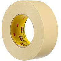 3M General Use Masking Tape 201+, Tan, 72 mm x 55 M, 4.4 Mil