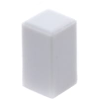 E-Switch - 1CBLK - Accessory, Pushbutton Cap, Rectangle, Concave