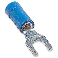 BAS14434B - Blue Vinyl Ring Connector #10 Stud 500 Count