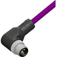 Balluff - BCC06NR - Connector/cable, Male M12, Male M12, PVC