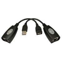 StarTech.com - C15012-USB-EXTENDER - USB 2.0 Extender over Cat5e/Cat6  Ethernet Cable RJ45, 492ft - RS