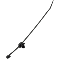 Essentra Components - RKW-8-11-BK - Tie, Cable, Kwik Wrap, Blk Polyethylene  (Hook), Nylon (Loop), 11 L, 1 W - RS