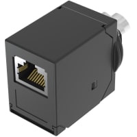 Panduit - ICAM12DRJS - Adapter, IndustrialNET, M12 D-Code Female to RJ45  Jack, Panel Mount, 22 AWG - RS